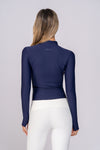 Jacket with complete zipper