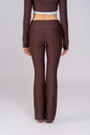 Leggings acampanados de talle alto