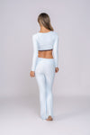 Leggings acampanados de talle alto